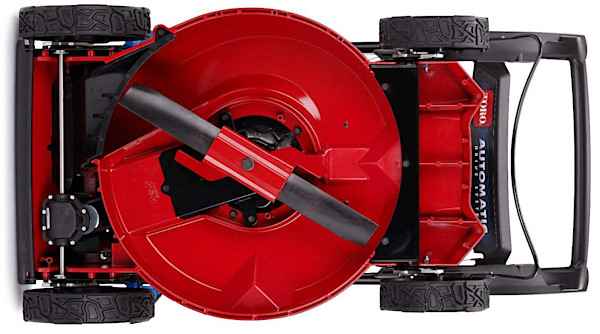 TORO Recycler® S55A 55cm B&S 675 EXI 163cc Άποψη από Κάτω του Πλαισίου Κοπής